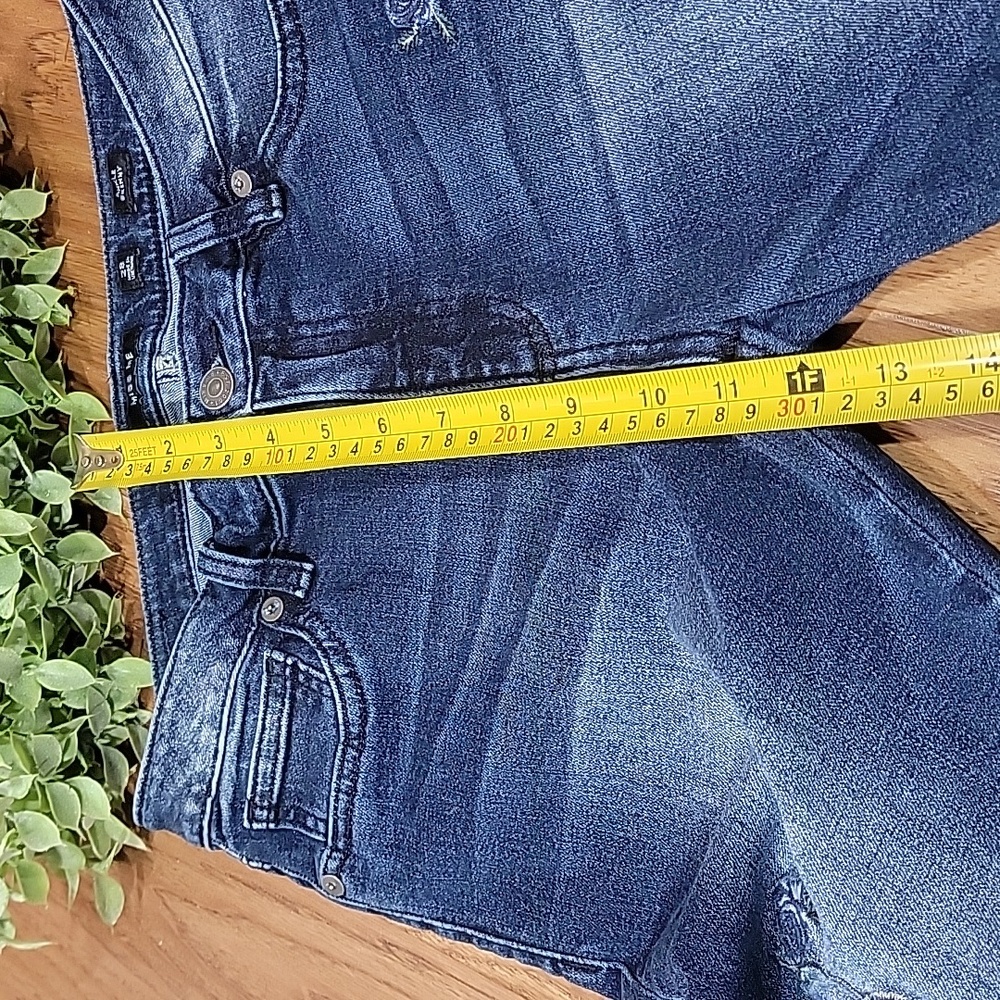 Miss Me Dark Blue Skinny Jeans with Floral Embroidery - Picture 9 of 14